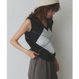 アーガイルニットベスト | ad thie | 詳細画像33 