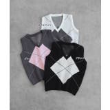 アーガイルニットベスト | ad thie | 詳細画像54 