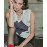 アーガイルニットベスト | ad thie | 詳細画像6 