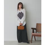 アーガイルニットベスト | ad thie | 詳細画像7 