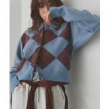 アーガイルニットカーディガン | ad thie | 詳細画像46 