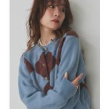 アーガイルニットカーディガン | ad thie | 詳細画像48 