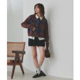 アーガイルニットカーディガン | ad thie | 詳細画像50 