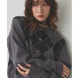 アーガイルニットカーディガン | ad thie | 詳細画像65 