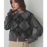 アーガイルニットカーディガン | ad thie | 詳細画像66 