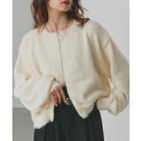 ダブルジップシャギーニットカーディガン | ad thie | 詳細画像47 