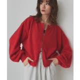 ダブルジップシャギーニットカーディガン | ad thie | 詳細画像56 