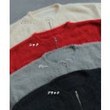 ダブルジップシャギーニットカーディガン | ad thie | 詳細画像61 