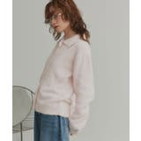 シャギーニットポロカーディガン | ad thie | 詳細画像16 