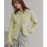 シャギーニットポロカーディガン | ad thie | 詳細画像24 