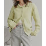 シャギーニットポロカーディガン | ad thie | 詳細画像25 