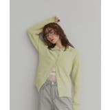 シャギーニットポロカーディガン | ad thie | 詳細画像28 