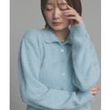 シャギーニットポロカーディガン | ad thie | 詳細画像48 