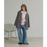 シャギーニットポロカーディガン | ad thie | 詳細画像8 