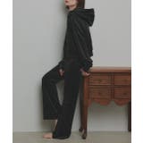 ベロアパーカー イージーパンツ セットアップ | ad thie | 詳細画像13 