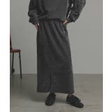 ラメモールボートネックプルオーバー ナロースカートセットアップ | ad thie | 詳細画像11