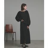 ラメモールボートネックプルオーバー ナロースカートセットアップ | ad thie | 詳細画像13