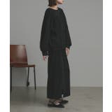 ラメモールボートネックプルオーバー ナロースカートセットアップ | ad thie | 詳細画像15