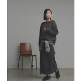 ラメモールボートネックプルオーバー ナロースカートセットアップ | ad thie | 詳細画像2