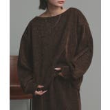 ラメモールボートネックプルオーバー ナロースカートセットアップ | ad thie | 詳細画像25