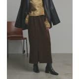 ラメモールボートネックプルオーバー ナロースカートセットアップ | ad thie | 詳細画像32