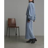 ラメモールボートネックプルオーバー ナロースカートセットアップ | ad thie | 詳細画像34