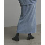 ラメモールボートネックプルオーバー ナロースカートセットアップ | ad thie | 詳細画像39