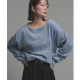 ラメモールボートネックプルオーバー ナロースカートセットアップ | ad thie | 詳細画像43