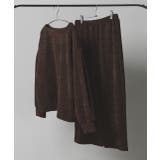 ラメモールボートネックプルオーバー ナロースカートセットアップ | ad thie | 詳細画像46