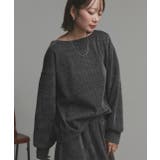 ラメモールボートネックプルオーバー ナロースカートセットアップ | ad thie | 詳細画像8