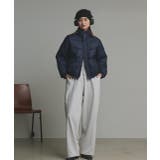 【2025AW新作】レザーパッチ中綿ダウンブルゾン | ad thie | 詳細画像22