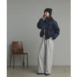 【2025AW新作】レザーパッチ中綿ダウンブルゾン | ad thie | 詳細画像23