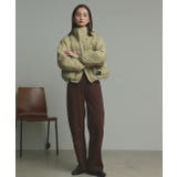 【2025AW新作】レザーパッチ中綿ダウンブルゾン | ad thie | 詳細画像30