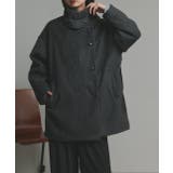 スタンドカラーシャギーミドルコート | ad thie | 詳細画像12 