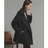 スタンドカラーシャギーミドルコート | ad thie | 詳細画像24 