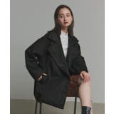 スタンドカラーシャギーミドルコート | ad thie | 詳細画像26 