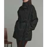 スタンドカラーシャギーミドルコート | ad thie | 詳細画像28 