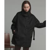 スタンドカラーシャギーミドルコート | ad thie | 詳細画像31 