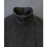 スタンドカラーシャギーミドルコート | ad thie | 詳細画像33 