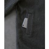 スタンドカラーシャギーミドルコート | ad thie | 詳細画像34 