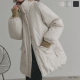 【2025AW新作】ラグランパデットミドルブルゾン | ad thie | 詳細画像1 