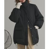 ブラック | 【2025AW新作】ラグランパデットミドルブルゾン | ad thie