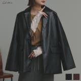 【2025AW新作】レザーライクテーラードジャケット | ad thie | 詳細画像1 