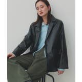 【2025AW新作】レザーライクテーラードジャケット | ad thie | 詳細画像13 