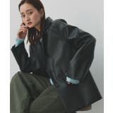 【2025AW新作】レザーライクテーラードジャケット | ad thie | 詳細画像14 