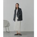 【2025AW新作】レザーライクテーラードジャケット | ad thie | 詳細画像15 