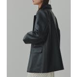 【2025AW新作】レザーライクテーラードジャケット | ad thie | 詳細画像19 