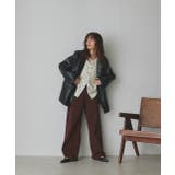 【2025AW新作】レザーライクテーラードジャケット | ad thie | 詳細画像23 