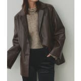 【2025AW新作】レザーライクテーラードジャケット | ad thie | 詳細画像29 