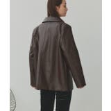 【2025AW新作】レザーライクテーラードジャケット | ad thie | 詳細画像31 